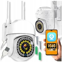 KAMERA OBROTOWA WIFI IP ZEWNĘTRZNA 1080p FULL HD SMART 2MP TRYB NOCNY ZOOM