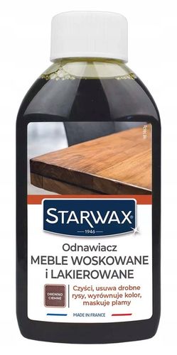 Starwax Odnawiacz Meble woskowane lakierowane drewno ciemne renowacja na Arena.pl