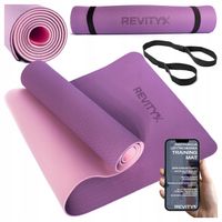 Mata do Ćwiczeń GRUBA ANTYPOŚLIZGOWA TRWAŁA PIANKOWA TPE WYGODNA