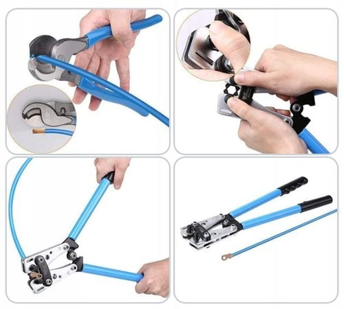 ZACISKARKA KOŃCÓWEK KABLI PRZEWODÓW PRASKA TULEJKI 6-50mm2 + 60 na Arena.pl