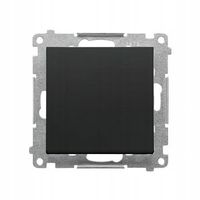 Łącznik pojedynczy czarny mat Simon55 TW1.01/149