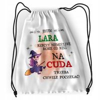 Plecak Dla Lary Sportowy Szkolny Worek Torba Z Nadrukiem Ze Zdjęciem