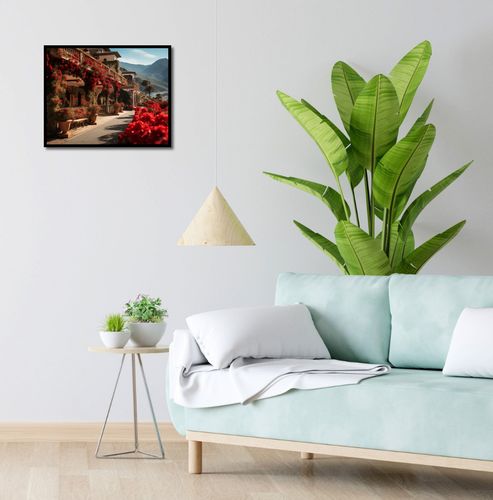 Plakat 50x40cm Czerwona Idylla na Arena.pl