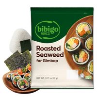 Płaty do Gimbap koreańskich rolek wodorosty prażone nori BIBIGO 5szt 22g