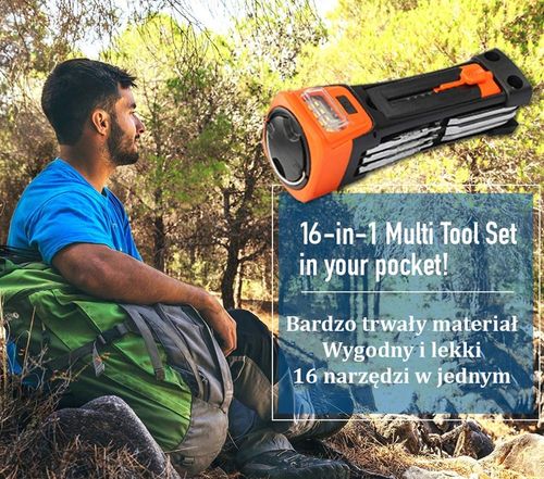 Zestaw narzędzi naprawczy 16in1 multitool PH 05 na Arena.pl