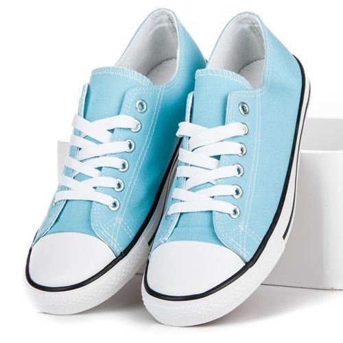 BŁĘKITNE TRAMPKI Rozmiar - 38 na Arena.pl