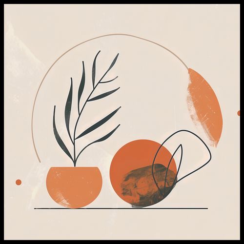 Plakat 90x90cm Tonacja Pasteli na Arena.pl