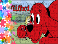 Puzzle tradycyjne - Clifford - Wielki Czerwony Pies