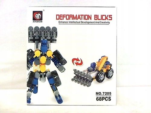 Klocki deformation 68 części HKM04 na Arena.pl