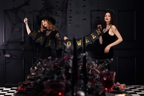 baner halloween, czarny, 20x175cm na Arena.pl