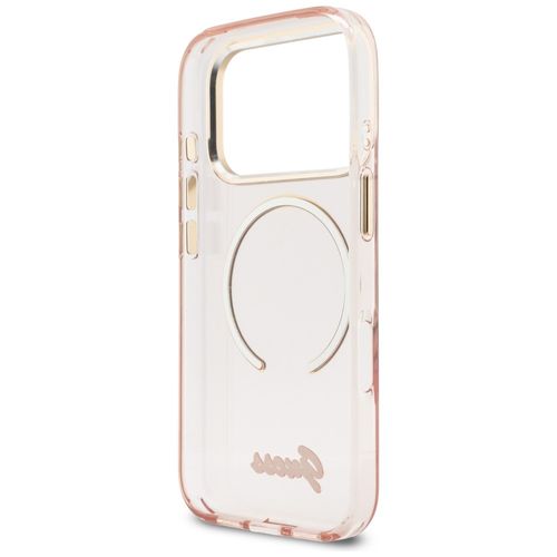 etui guess iml script metal magsafe do   iphone 17 pro różowy na Arena.pl