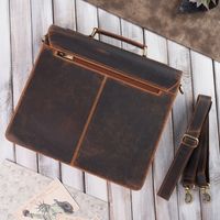 aktówka męska teczka skórzana vintage z kluczykiem paolo peruzzi t-96-br