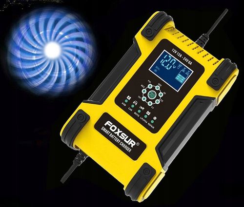 PROSTOWNIK SAMOCHODOWY 12V 24V 12A NAPRAWA AKUMULATORÓW FOXSUR DO mikroproc na Arena.pl