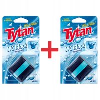 2 X KOSTKA DO SPŁUCZKI BARWIĄCA WODĘ TYTAN WC 50G
