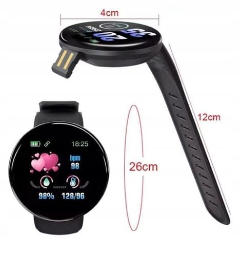 Zegarek damski MK-Tech SMARTWATCH krokomierz pulsometr na Arena.pl