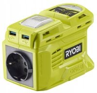 RYOBI PRZETWORNICA AKUMULATOROWA ONE+ 18V 150W RY18BI150B WYDAJNA 2w1