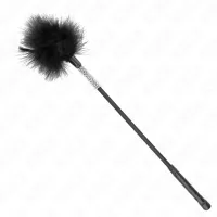 kink laskace piorka z uchwytem cyrkotu 50 cm - eleganckie akcesorium