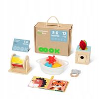 BOX PUDEŁKO XXL MONTESSORI EDUKACYJNE 6w1 SENSORYCZNE 5-6 MIES. TOOKY TOY