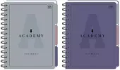 Kołozeszyt A5 100k kratka 90g przekładka PP ACADEMY