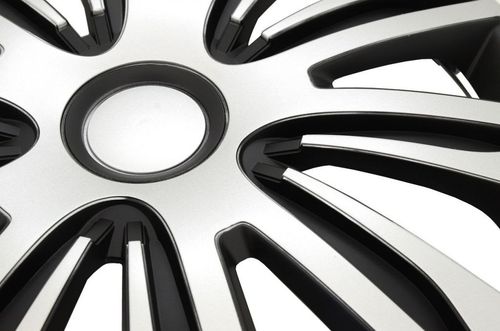 Zestaw kołpaków Spider 14" - czarny / srebrny na Arena.pl