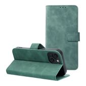 Kabura TENDER Book do IPHONE 15 zielony