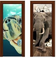 Naklejka samoprzylepna Okleina na Drzwi Szafę 3D