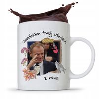 Kubek Donald Tusk Po Platforma Uśmiech Z Rana Z Nadrukiem Ze Zdjęciem