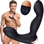 Luksusowy Masażer Prostaty Z Pilotem, 10 Funkcji 2 Wibratory, Usb