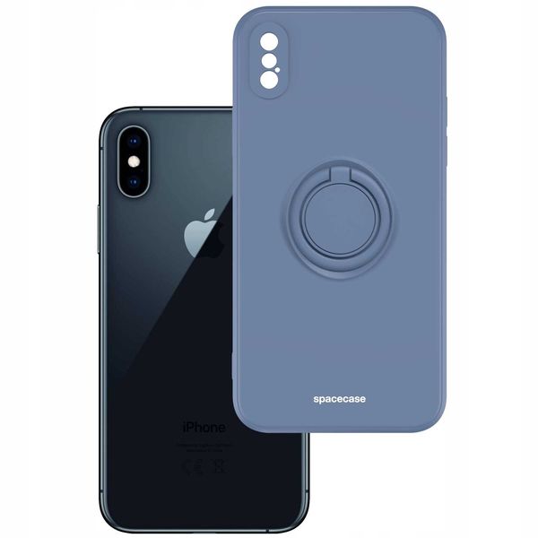 Spacecase Silicone Ring Iphone X/Xs Blue zdjęcie 2