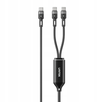 PRZEWÓD ŁADUJĄCY USB TYP-C DO 2X USB TYP-C UNITEK 2W1 PD 100W SILIKONOWY