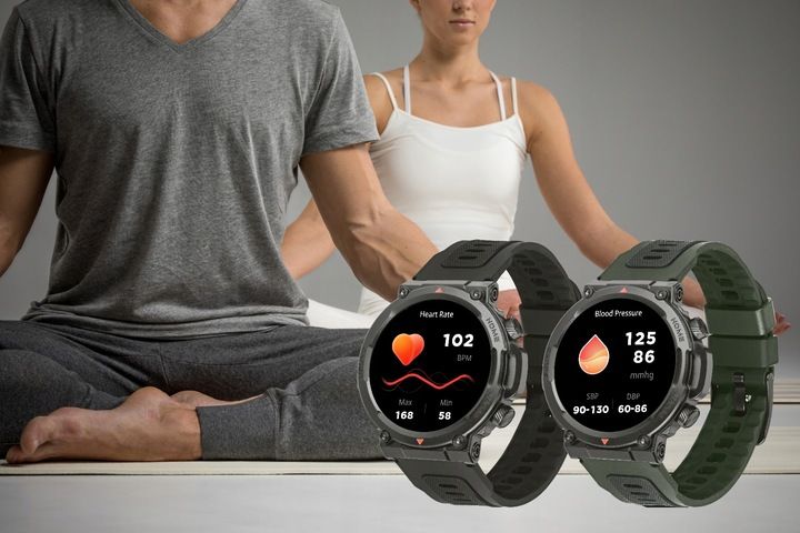 SMARTWATCH ZEGAREK MĘSKI POLSKIE MENU ROZMOWY SPORT PULS 2 PASKI AMOLED zdjęcie 6