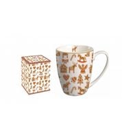 KUBEK DUO ŚWIĘTA PIERNIKI NA PREZENT 360 ML