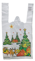 reklamówki  zrywki worek boże narodzenie 25 x 5 x 45 cm a`200