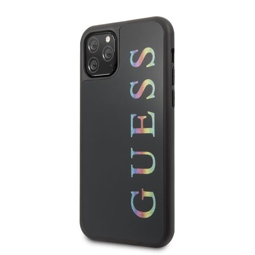 Guess Double Layer Glitter Case Logo Multicolor - Etui iPhone 11 Pro (Black/Multicolor) na Arena.pl