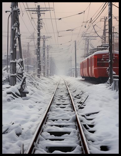 Plakat 50x65cm Podróż po Torach na Arena.pl