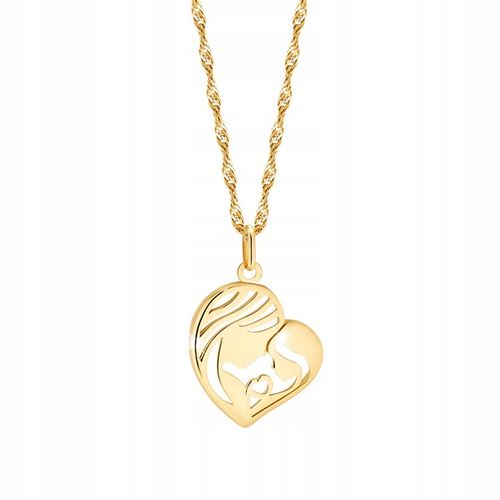 Złoty Łańcuszek z Medalikiem 585 Na Komunię Chrzest GRAWER+UPOMINEK GRATIS na Arena.pl