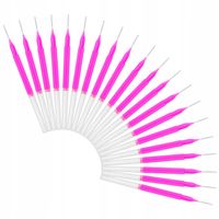 Mikroszczoteczki Do Laminacji Brwi 20 szt - Różowe