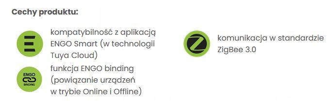 Sterownik ENGO CONTROLS ZigBee 16A do pieca dwufunkcyjnego zdjęcie 2