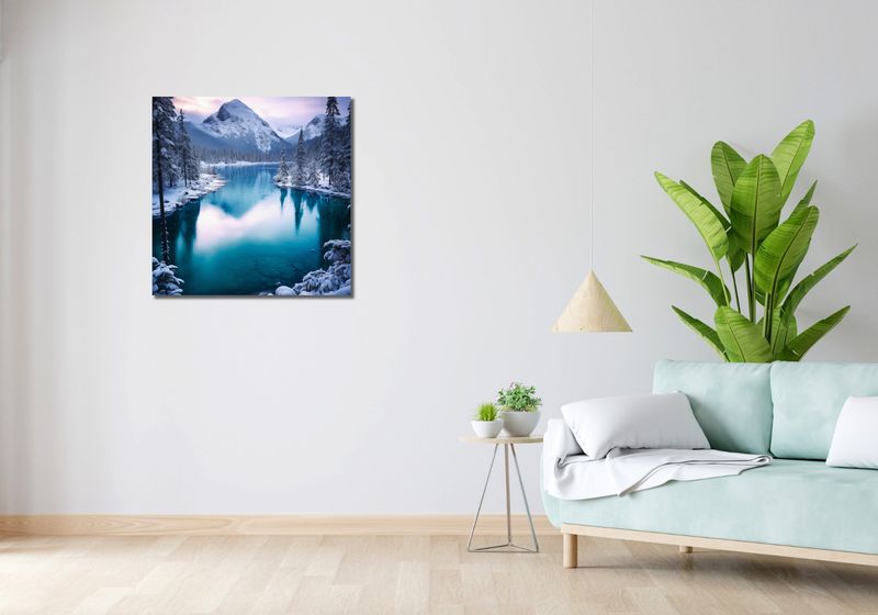 Obraz 70x70cm Górzyste Prześwity zdjęcie 2