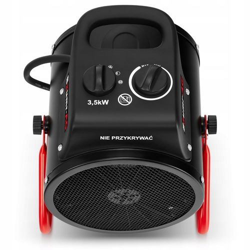 Nagrzewnica elektryczna BAUMR-AG 3,5kW 3500W dmuchawa farelka grzejnik na Arena.pl