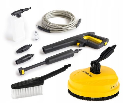 MYJKA CIŚNIENIOWA 190BAR STANLEY SILNIK INDUKCYJNY ALU POMPA + AKCESORIA na Arena.pl