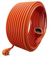 Przedłużacz Ogrodowy Budowlany 30m Zasilający Uziemienie Do Kosiarki Ogrodu