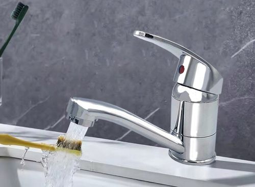 Bateria umywalkowa stojąca z ruchomą wylewką chrom obrotowa łaznienkowa na Arena.pl