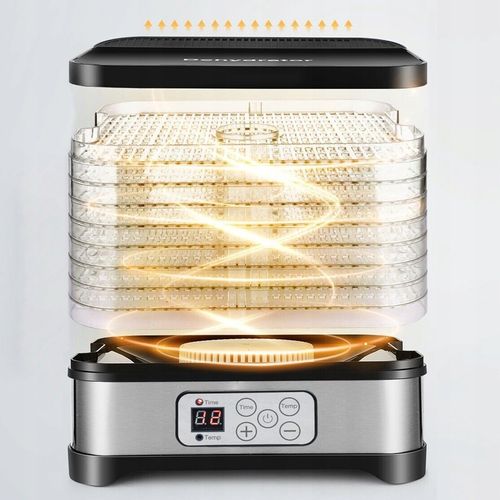 MOCNA SUSZARKA LCD DO GRZYBÓW OWOCÓW WARZYW EKO 5 SIT 240W REGULACJA ZESTAW na Arena.pl