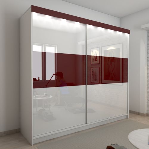 Szafa Przesuwna PARIS 200 Połysk Kolory na Arena.pl