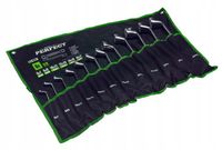 2X KLUCZE PŁASKO-OCZKOWE WYGIĘTE 6-22 MM 12 ELEMENTÓW MOCNE WYTRZYMAŁE STAL