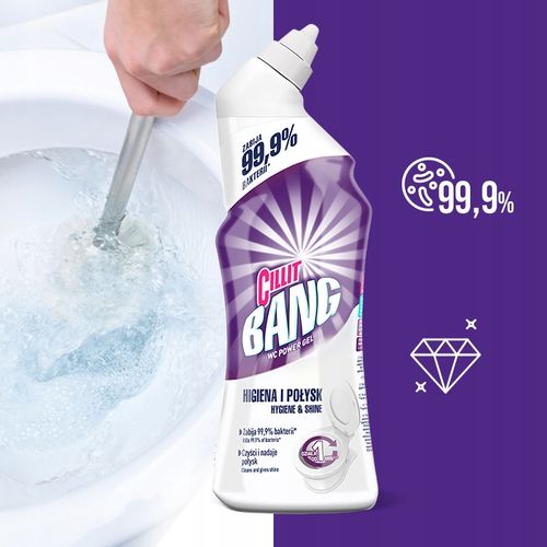 cillit bang żel do toalet - wybielanie i dezynfekcja 750ml na Arena.pl