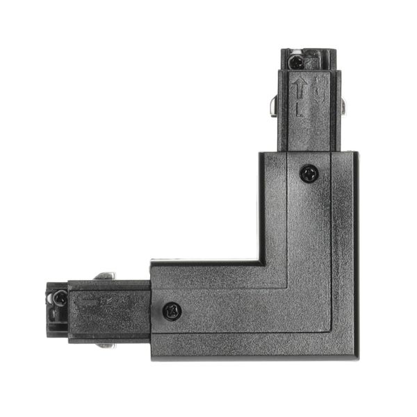 Łącznik 'L' do łączenia szyn ZEWNĘTRZNY PRAWY CZARNY do LED NEXTRACK zdjęcie 1