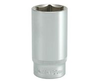 NASADKA DŁUGA 6-KĄTNA CHROMOWANA 1/2'' 30MM - YT-1239