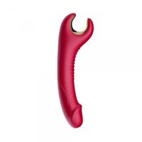 Stymulator silicone 9 vibration function Red